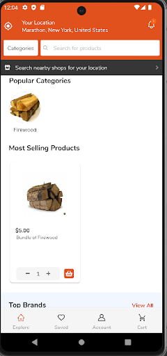 Firewood Direct Screen 2