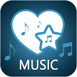 Romantic music ands love songs icon