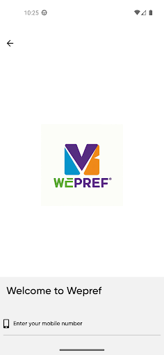 Android application Wepref screenshort
