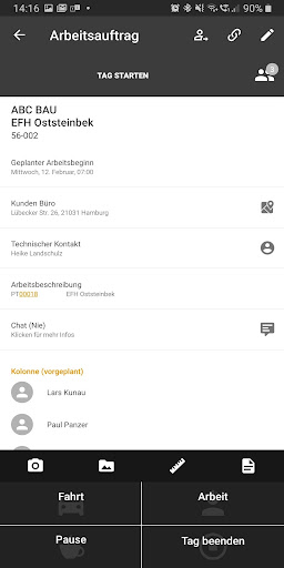 Android application BauButler screenshort