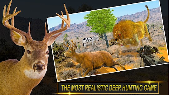 Jungle Deer Hunting Zoo Games Mod Apk for android 1