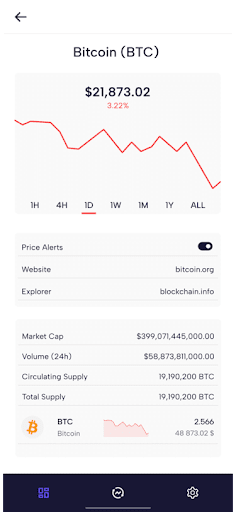 Sachiel Wallet Screen 3
