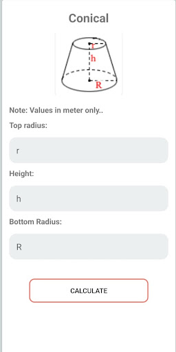 Volume Calculator Screen 3