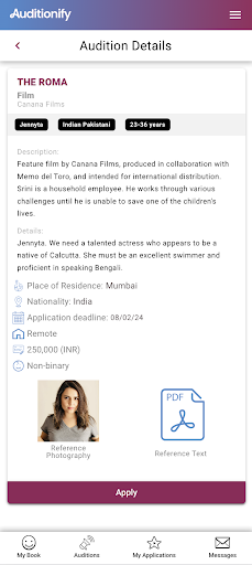 Auditionify Screen 2