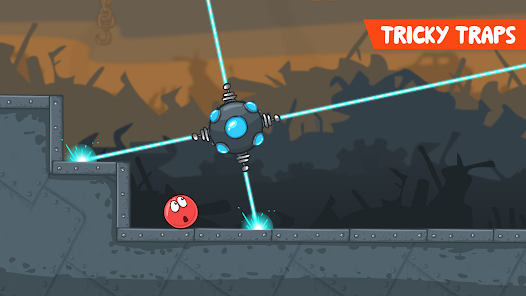 Playing RED BALL 4 with Black Ball and killing the BOSS in Volume 2 all  levels played 