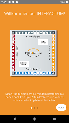 Android application Interactum screenshort