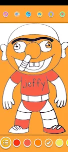Jeffy Coloring Book