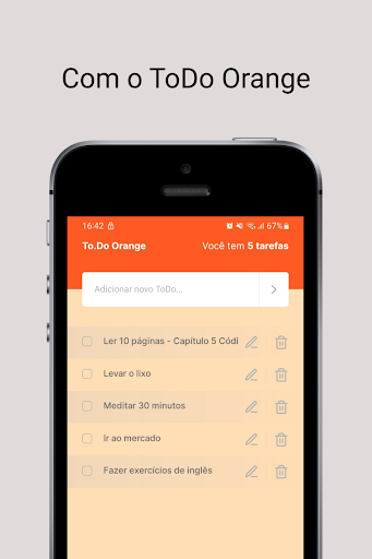ToDo Orange Screen 3