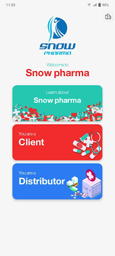Android application Snow Pharma screenshort