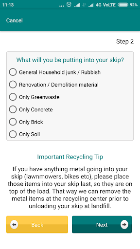 Cut Price Skips Screen 3