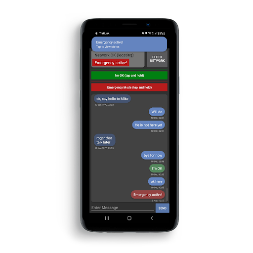 Android application Traklink screenshort