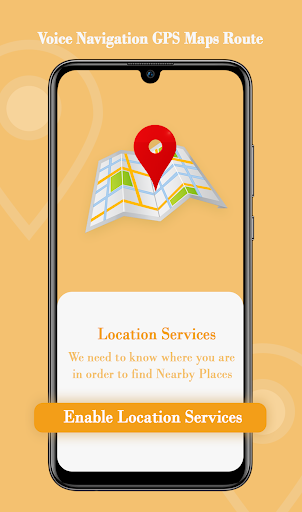 Android application Voice GPS Map Route Navigation screenshort