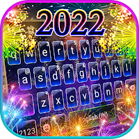 Фон клавиатуры New Year 2021