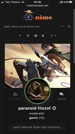anime sözlük - sosyal medya