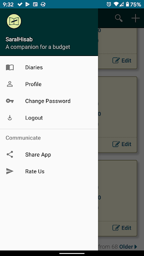 SaralHisab: Expense and Income Screen 2