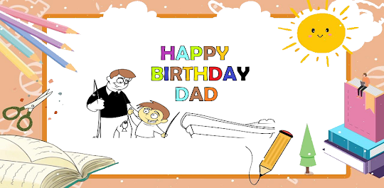 Father’s Day Coloring Book