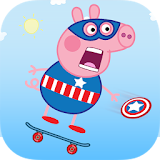 Captain Pepa American Pig Run icon
