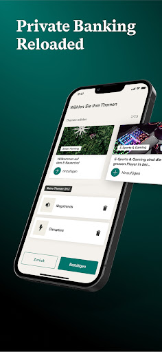 Android application volt by Vontobel screenshort