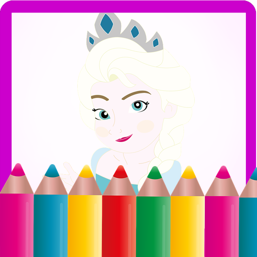 Princess Elsa Coloring Games 1.1 Icon
