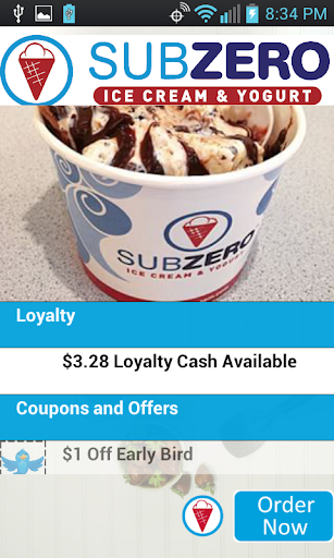 SubZero Ice Cream & Yogurt Screen 2