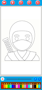 Superhero Ninja Coloring Pages