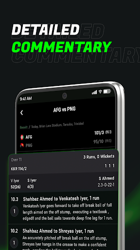 Cricket Bazar: Live Score Screen 2