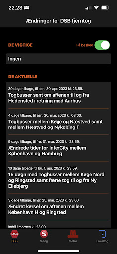 Android application Trafinfo screenshort