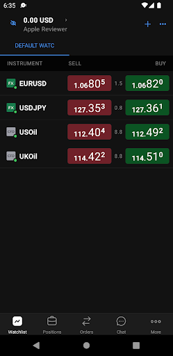 Android application Neo Pro Trade screenshort