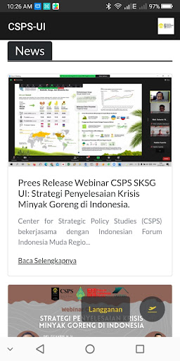 CSPS UI Screen 2