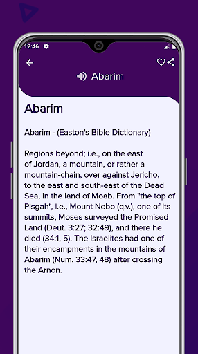 Bible Dictionary Offline Screen 2