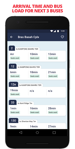 SG Land Transport Screen 3
