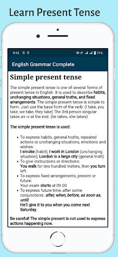 Complete English grammar Book Screen 2