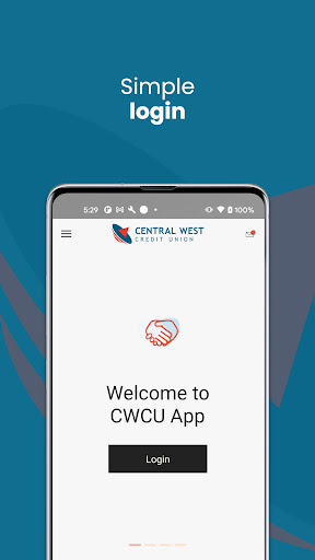 Android application CWCU Mobile Banking screenshort