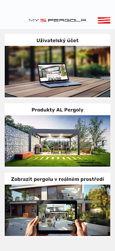 Android application MyPergola screenshort