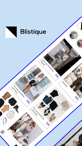Android application Blistique screenshort
