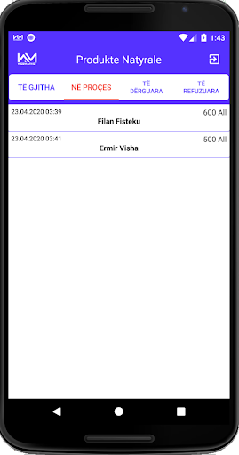 WebMarket Business Screen 2