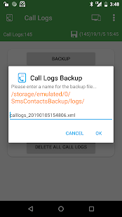 Call Blocker Call Logs Backup