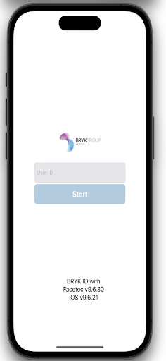 Android application BRYK.ID with Facetec screenshort