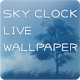 SKY CLOCK LIVE WALLPAPER icon