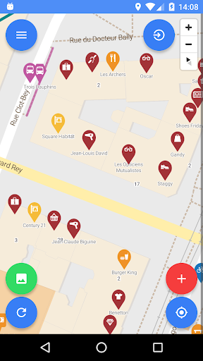 Android application Osm Go ! screenshort