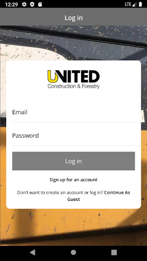 Android application United Construction & Forestry screenshort