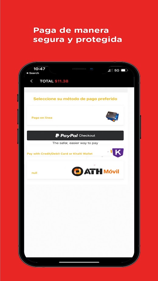 Android application EatPins Stores screenshot
