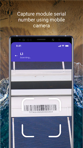 Android application Zeitview Serial ID screenshort