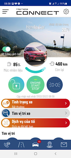 Android application Honda Connect VN screenshort