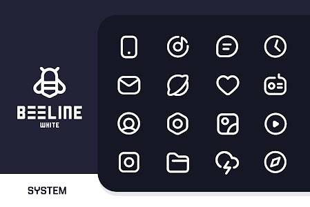 BeeLine White Iconpack 2.1 (Patched)