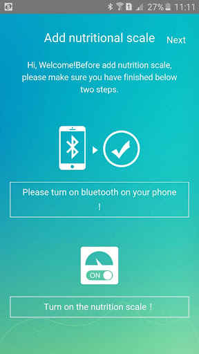 Android application Dr. Nutrition screenshort