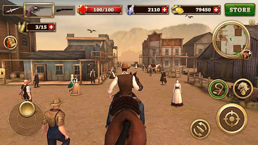 Code Triche Canonnier Ouest - West Gunfighter  APK MOD (Astuce) screenshots 2