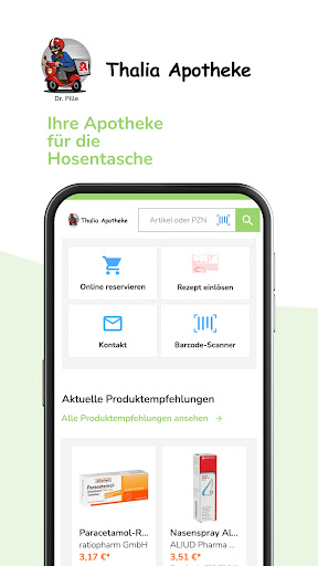 Android application Dr. Pille, Thalia-Apotheke screenshort