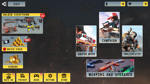Android application Real Commando screenshort