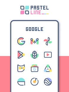 PastelLine IconPack Screenshot